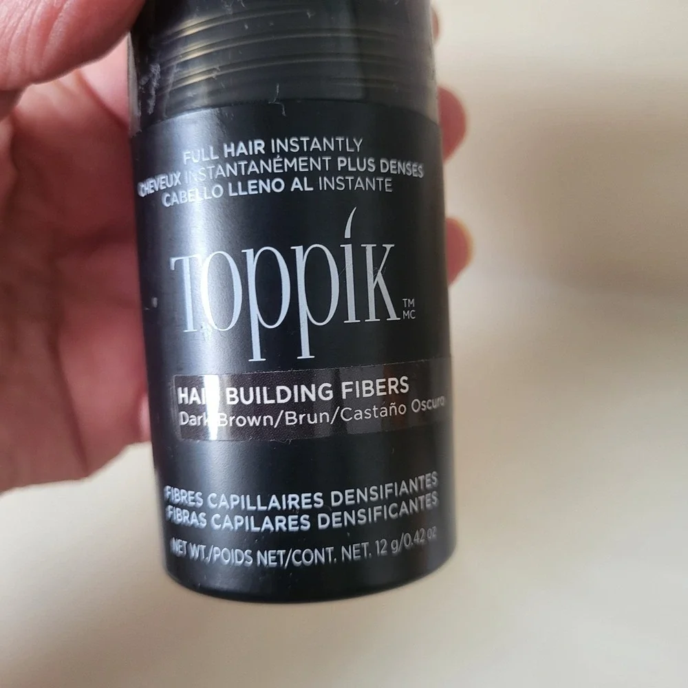 TOPPIK Hair Building Fibers Dark Brown .42oz. New‎ Fine Thinning Hair